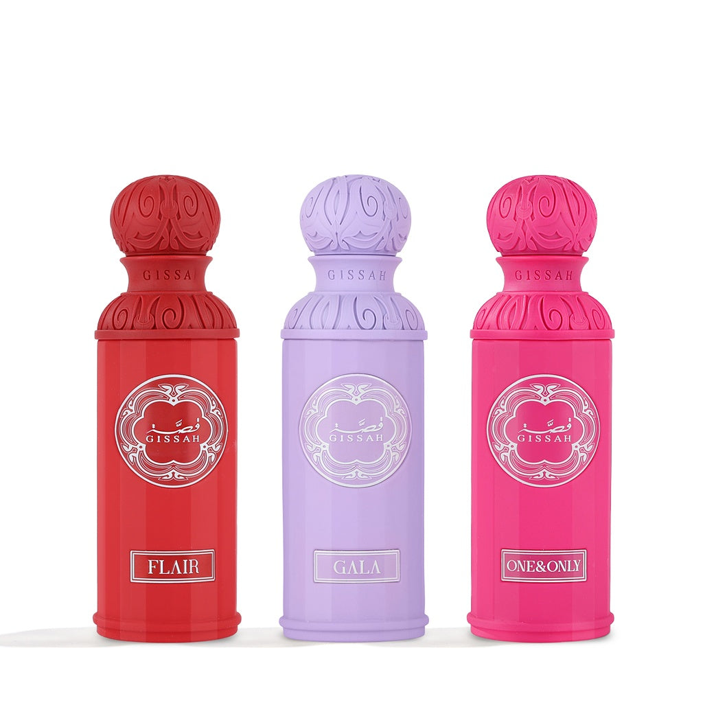 Enchanted 3 x 50ml Set By Gissah Perfumes