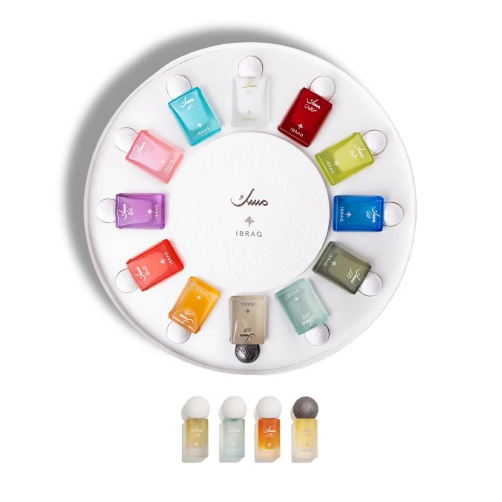 Musk Set 4 x 6ml Oils and Musk 20ml (16pc total) by Ibraheem Al Qurashi (IBRAQ)