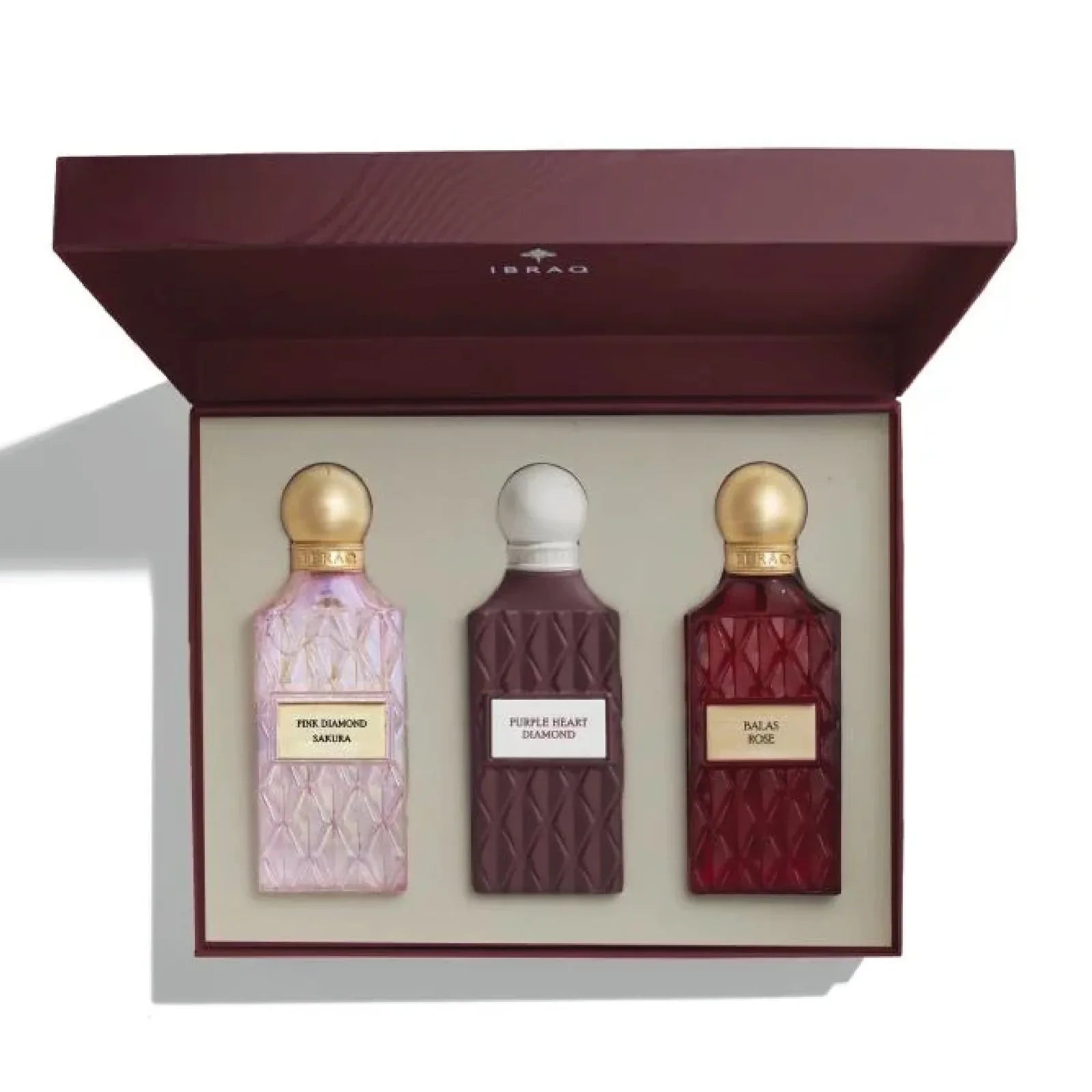 Maroon Diamond Set (3x75ml) by IBRAQ