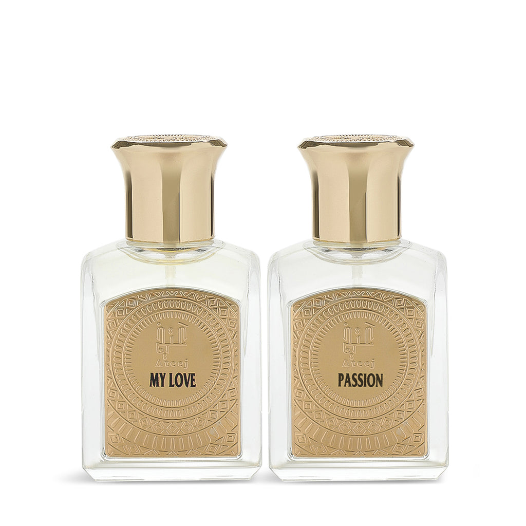 My Love & Passion Perfume Set -2x30ml - Ateej Perfumes (Slight Damage, bottom corner)