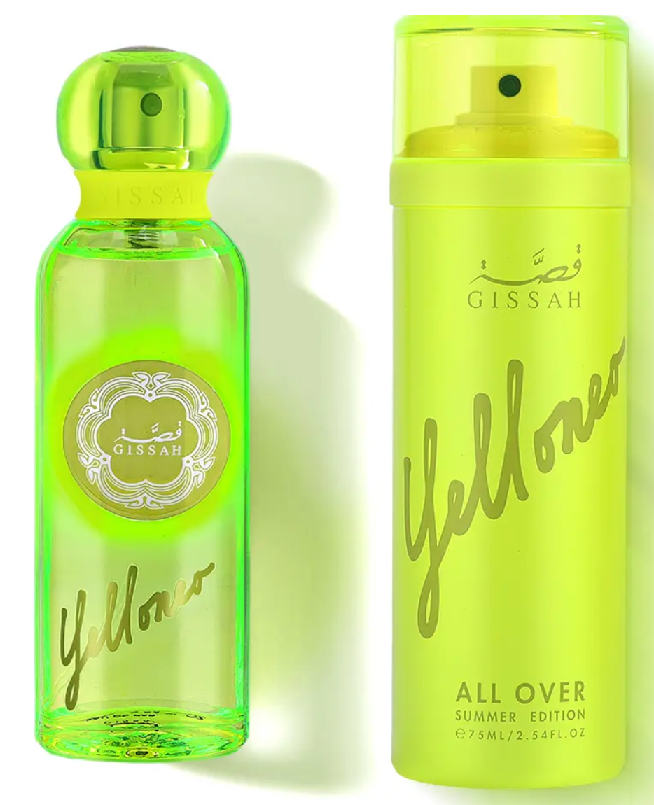 Gissah Yelloneo Set 75ml EDP + 75ml All Over Spray (Summer Edition)