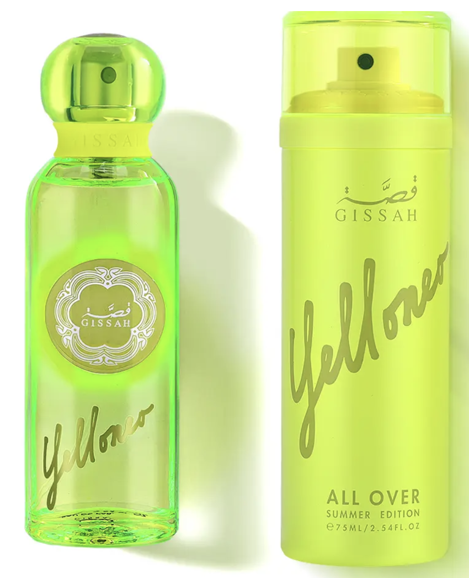 Gissah Yelloneo Set 75ml EDP + 75ml All Over Spray (Summer Edition)