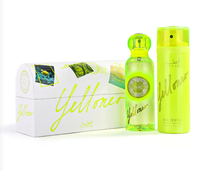 Gissah Yelloneo Set 75ml EDP + 75ml All Over Spray (Summer Edition)