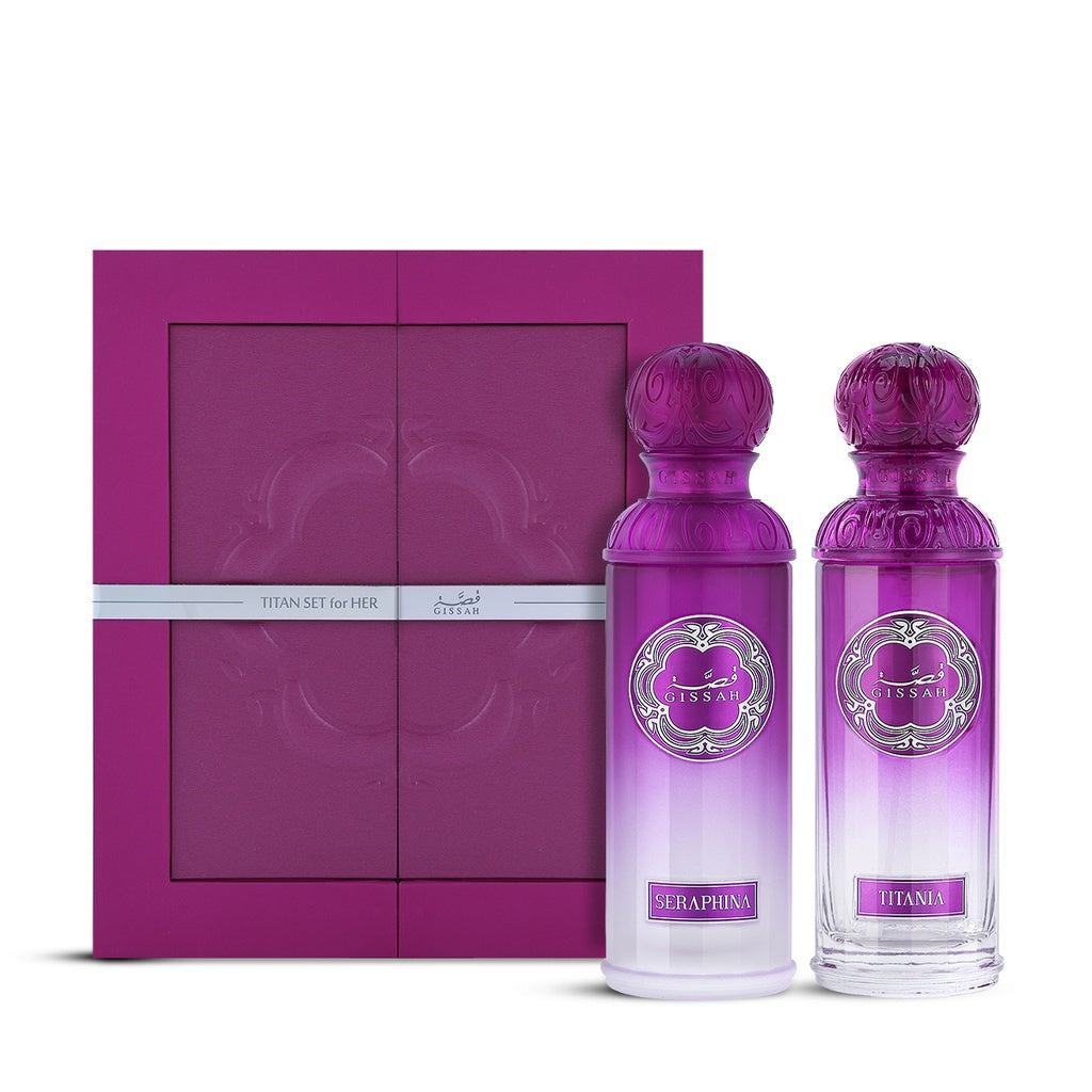 Titan For Her Set- 2x90 ml by Gissah Perfumes