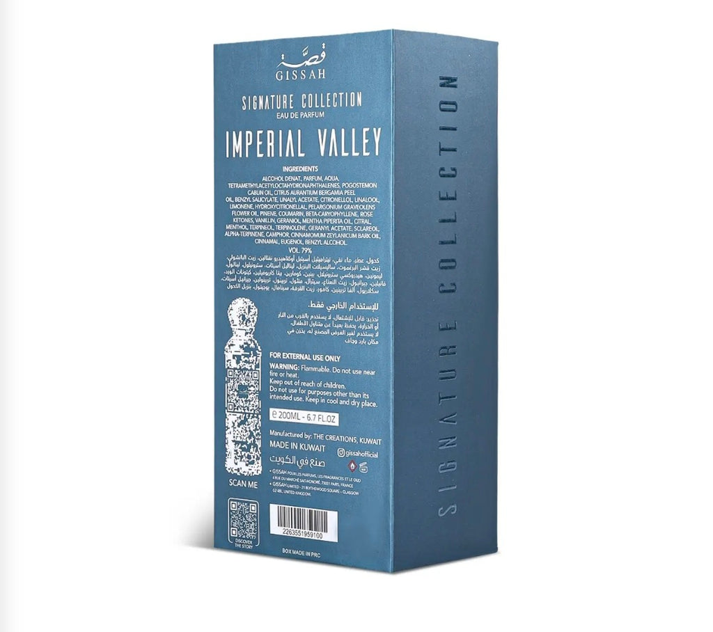 Imperial Valley 200ml EDP by Gissah *PRE ORDER, DISPATCHED 20TH JUNE ONWARDS - NEW PACKAGING*