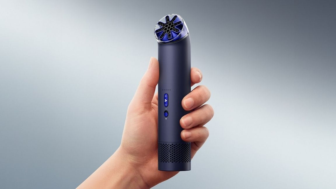 DYSON Hushjet Mini Fan in Cobalt/Ink
